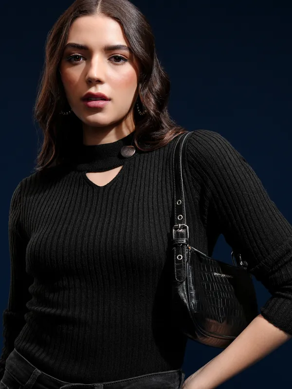 Women Ribbed Sweater