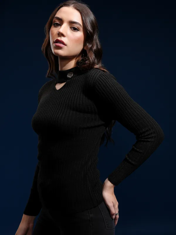 Women Ribbed Sweater
