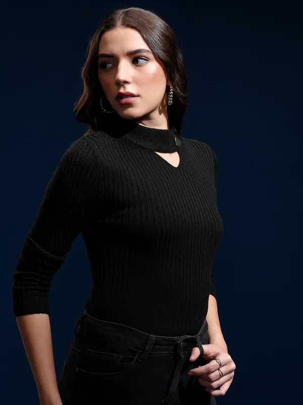 Women Ribbed Sweater
