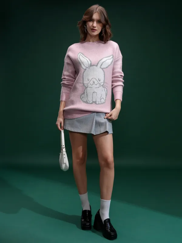 Women Printed Sweater