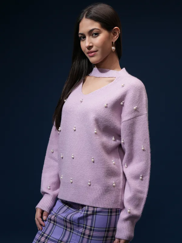 Women Ribbed Sweater