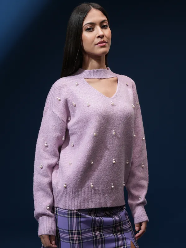 Women Ribbed Sweater