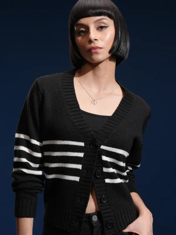 Women Striped Sweater