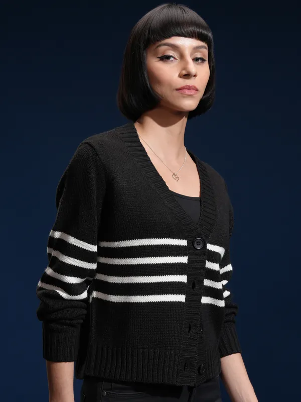Women Striped Sweater