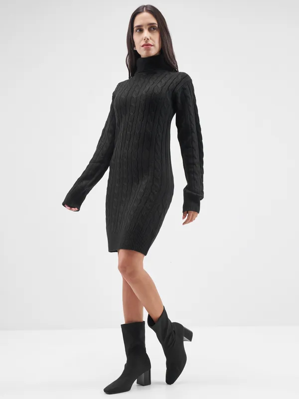 Women Self Design Sweater