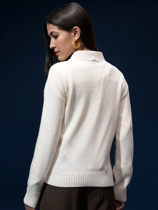 Women Embroidered Sweater