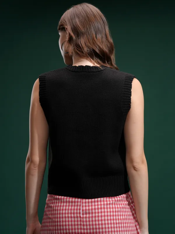 Women Applique Sweater