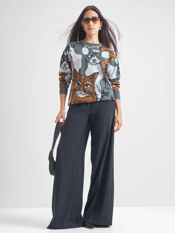 Women Printed Sweatshirt