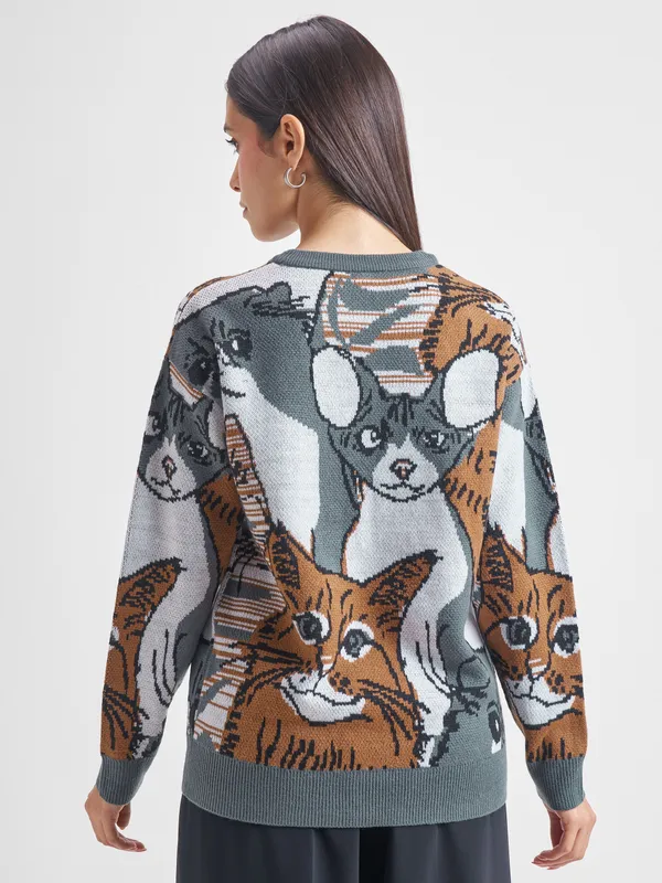 Women Printed Sweatshirt