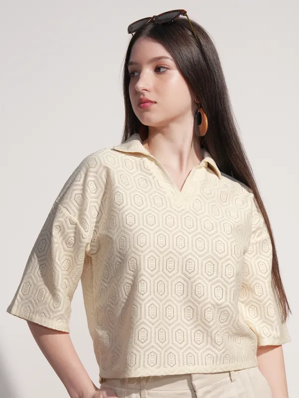 Self Design Regular Top