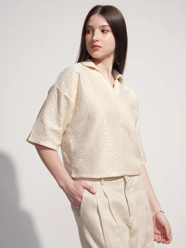 Self Design Regular Top