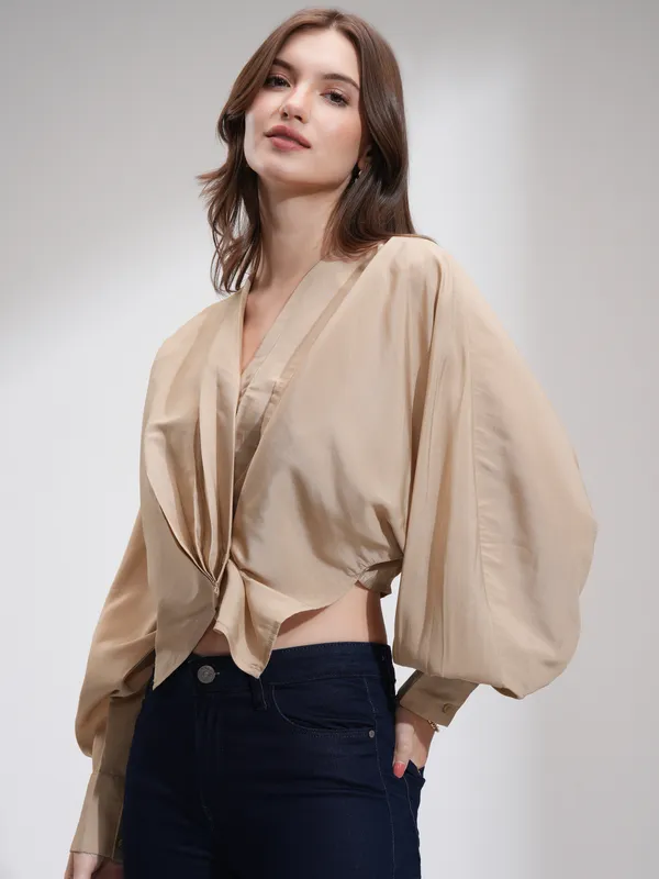 Solid Boxy Top