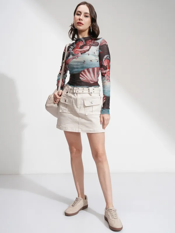 Tokyo Talkies Women Multi Printed Regular Top
