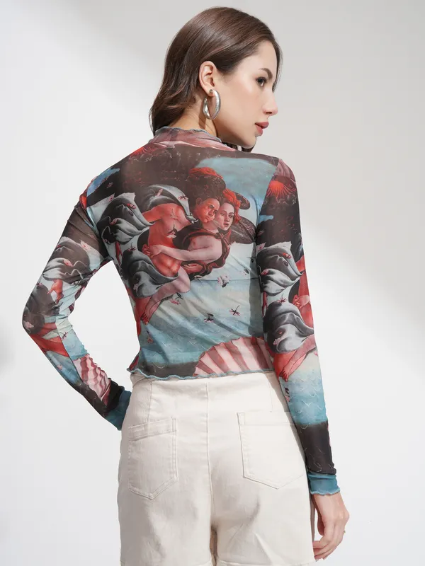 Tokyo Talkies Women Multi Printed Regular Top