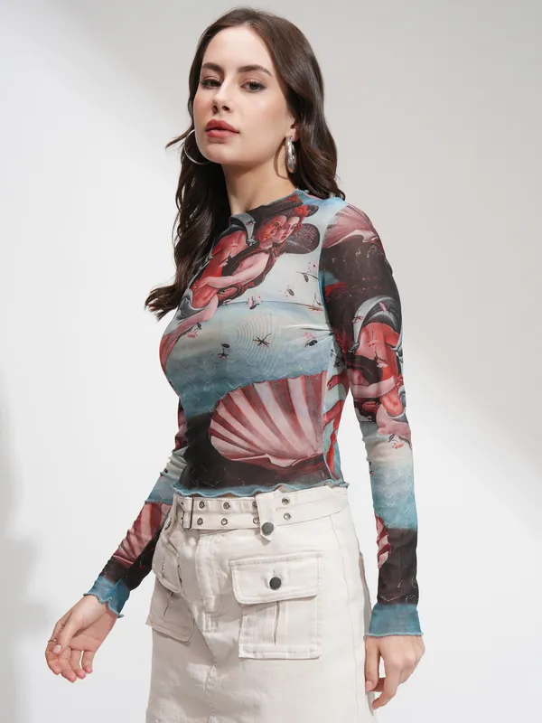 Tokyo Talkies Women Multi Printed Regular Top
