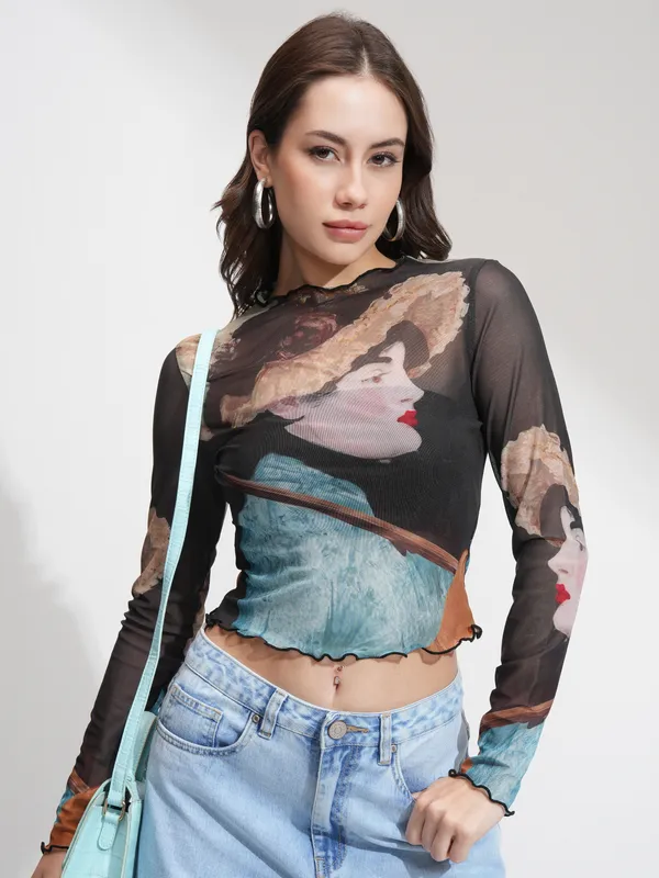 Tokyo Talkies Women Multi Printed Regular Top