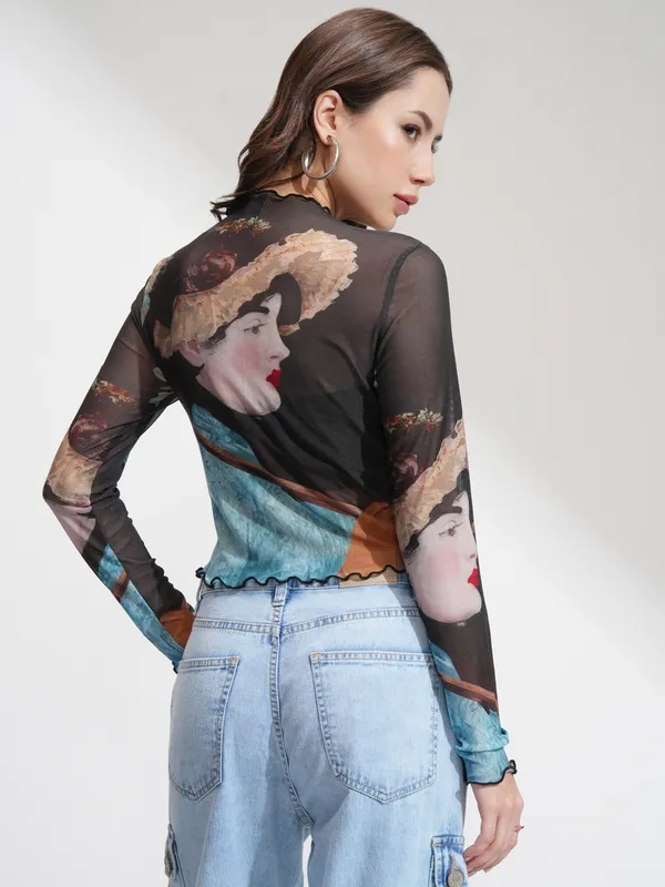 Tokyo Talkies Women Multi Printed Regular Top