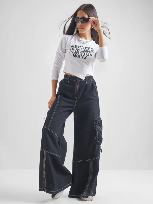 Street By Tokyo Talkies Women White Printed Regular Top