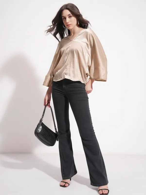 Embellished A-Line Top