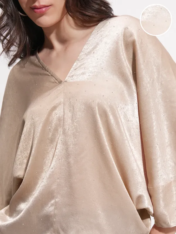 Embellished A-Line Top