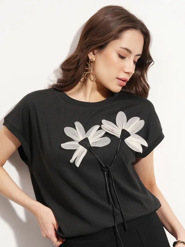 andmary Alma cachecoeur tops black