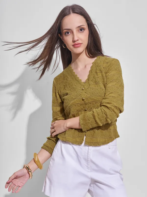 Self Design Regular Top