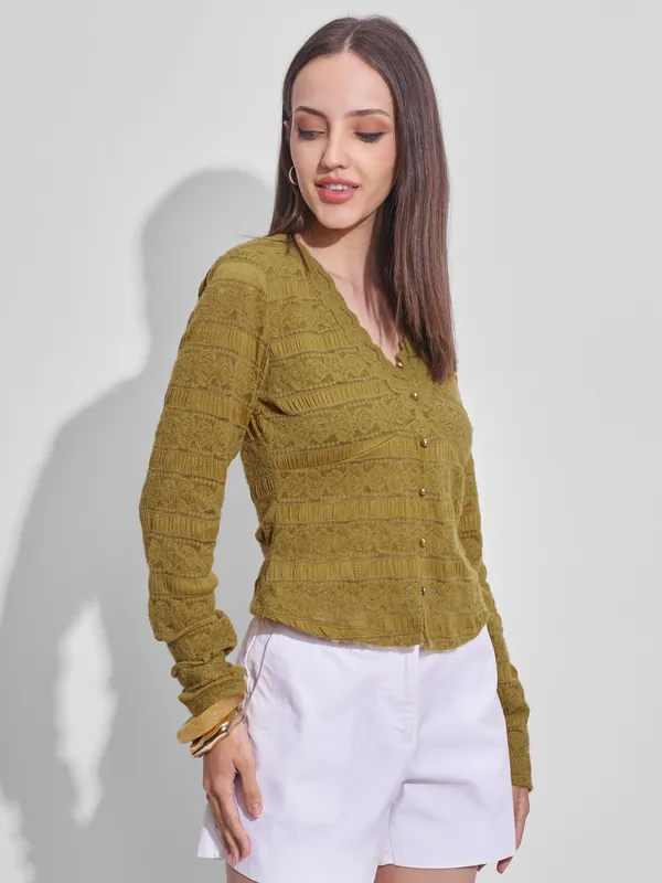 Self Design Regular Top