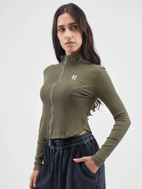 Solid Shirt Style Top