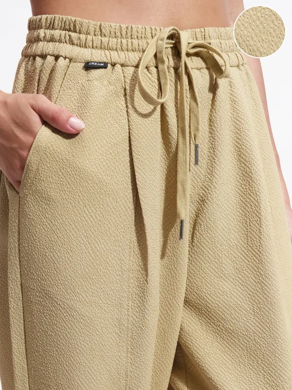 Tokyo Talkies Women Brown SOlid Regular Fit Casual Trouser