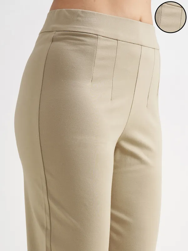 Solid Slim Fit Regular Trouser