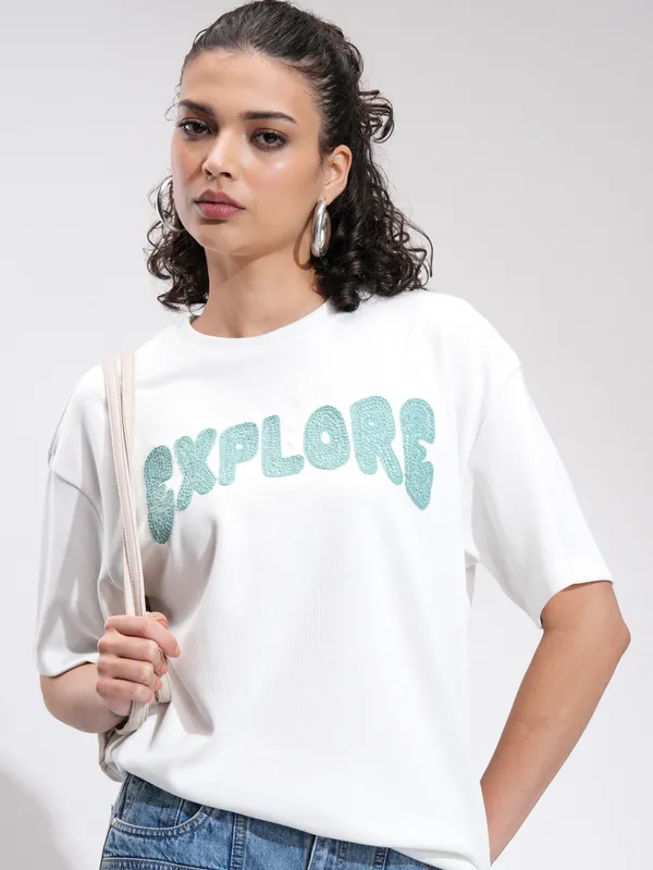 Printed Oversized Fit T-Shirt