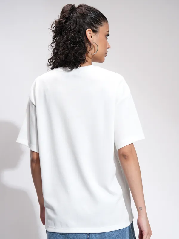 Printed Oversized Fit T-Shirt