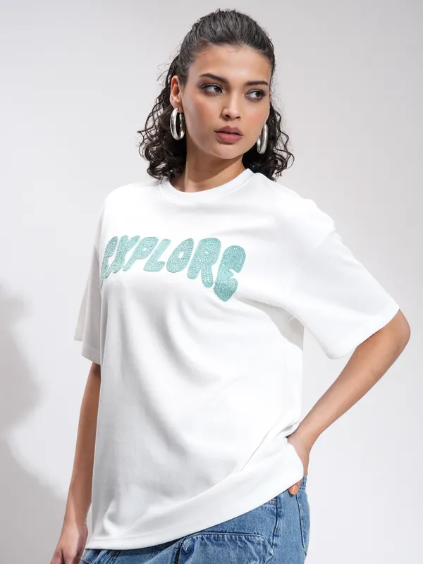 Printed Oversized Fit T-Shirt