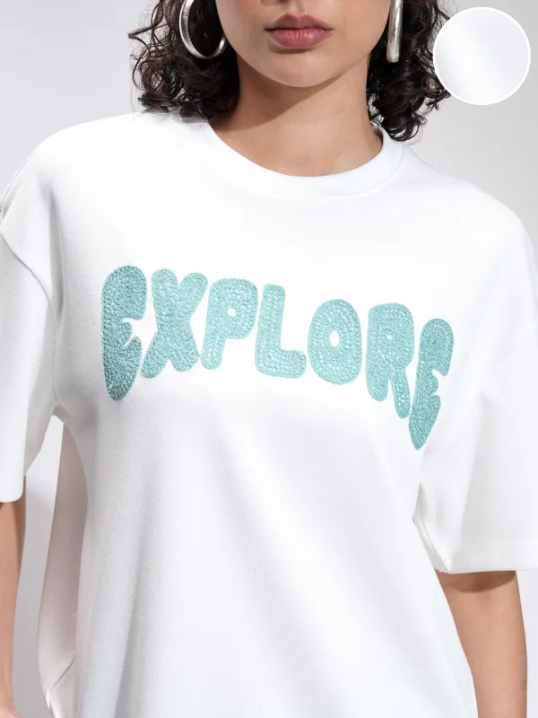 Printed Oversized Fit T-Shirt
