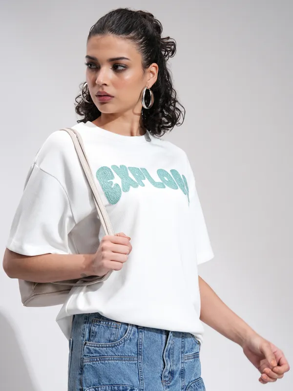 Printed Oversized Fit T-Shirt