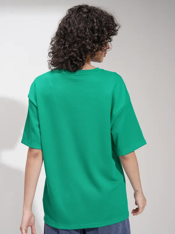 Embroidered Oversized Fit T-Shirt