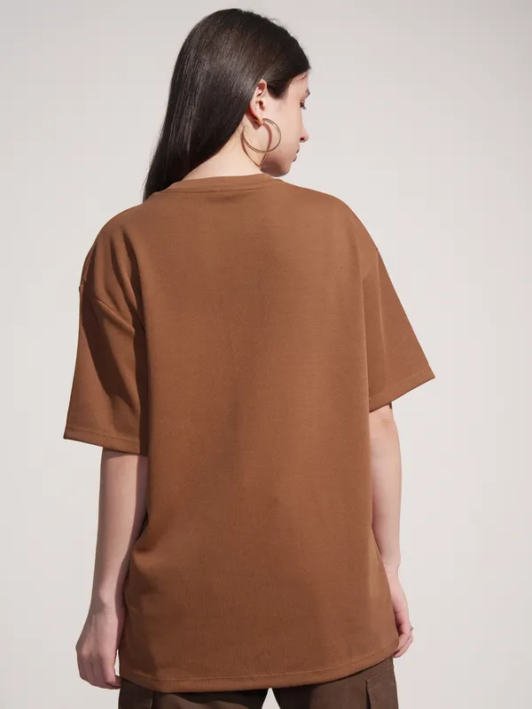 Embroidered Oversized Fit T-Shirt