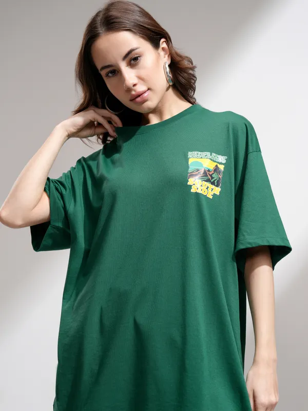 Printed Oversized Fit T-Shirt