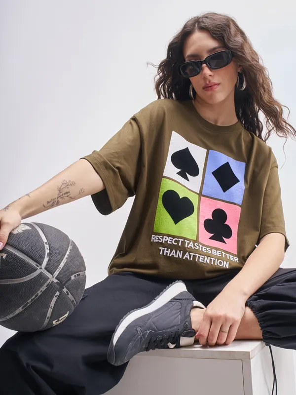 Printed Oversized Fit T-Shirts