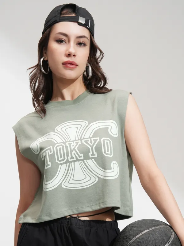 Printed Boxy T-Shirt