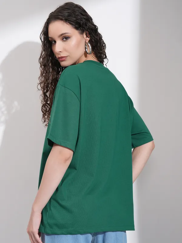 Self Design Oversized Fit T-Shirt