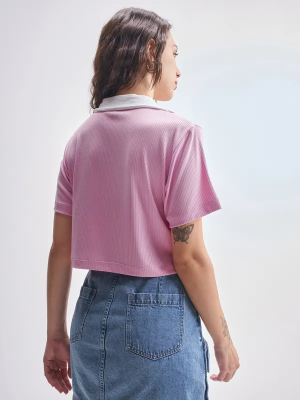Solid Regular Fit Polo T-Shirts