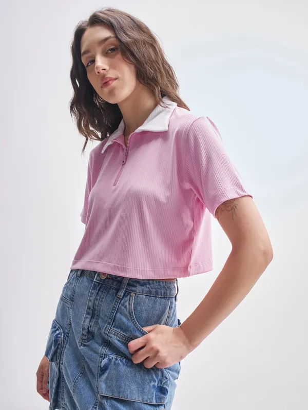 Solid Regular Fit Polo T-Shirts