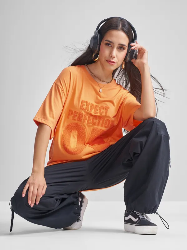 Applique Oversized Fit T-Shirt