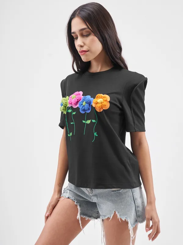 Applique Regular Fit T-Shirt