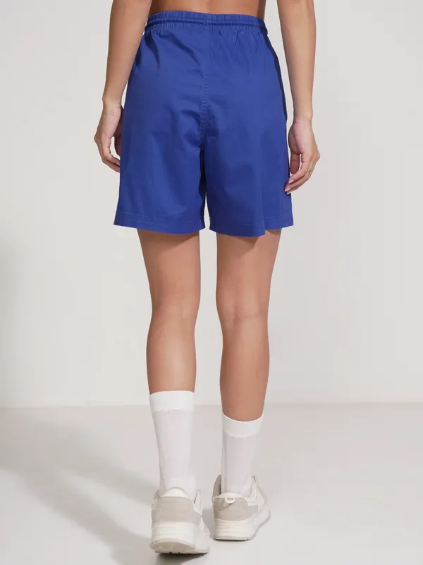 Tokyo Talkies Women Blue Regular Fit Shorts