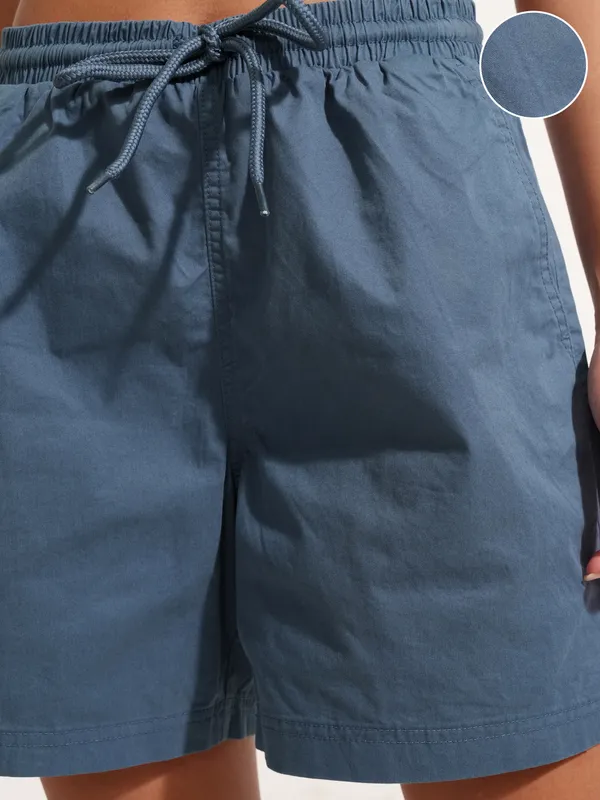 Tokyo Talkies Women Grey Regular Fit Shorts