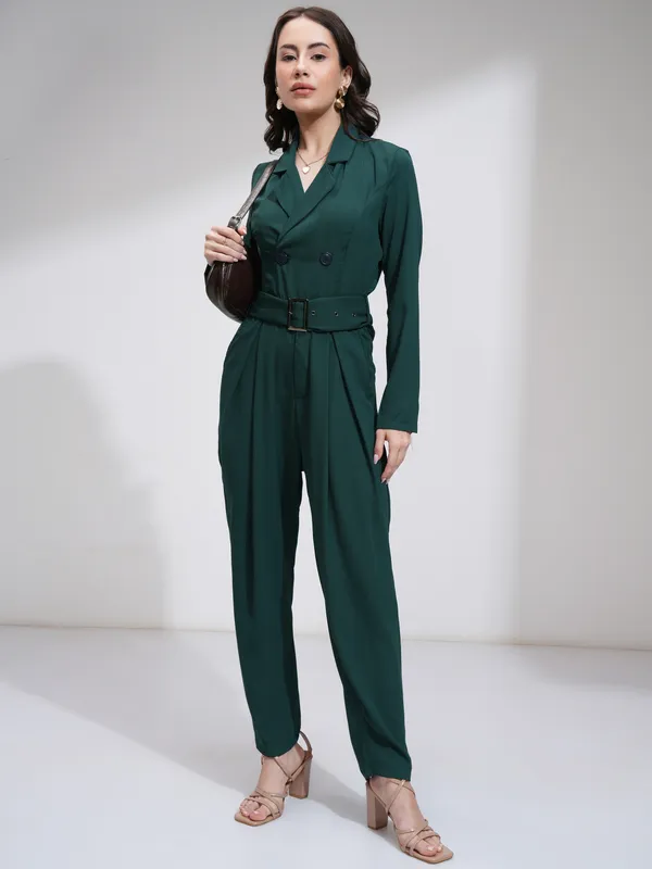 Solid Regular Fit Jumpsuit