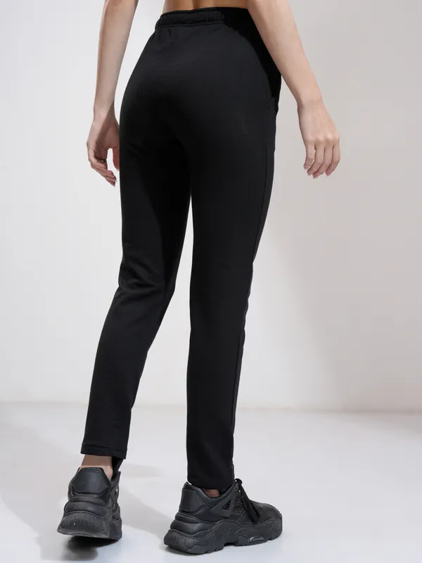  Tokyo Talkies Women Black Slim Fit Track Pants