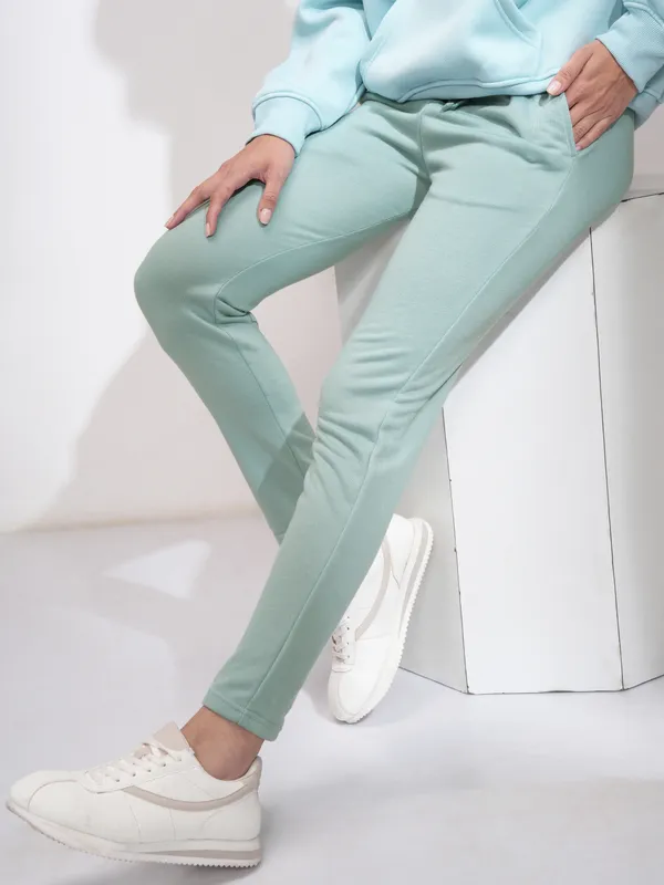  Tokyo Talkies Women Blue Slim Fit Track Pants
